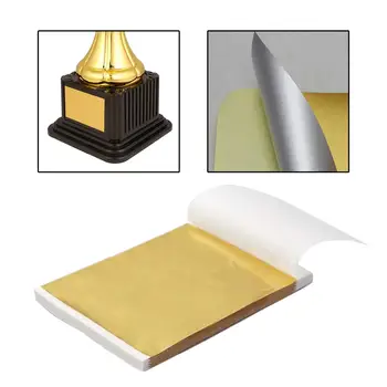 100Pcs захар обвива хартия, златно алуминиево фолио бонбони опаковки, фолио хартия,
