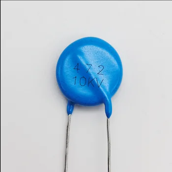 10PCS Високочестотен син керамичен чип кондензатор 10KV 472K 4700pF високоволтово захранване керамичен диелектричен кондензатор