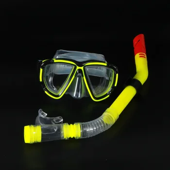 2023 Нова професионална маска за гмуркане с шнорхел и шнорхели Очила Очила Гмуркане Плуване Лесен дъх тръба комплект шнорхел маска