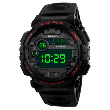2023 Нови водоустойчиви часовници Луксозен мъжки Led цифров часовник Дата Спортен часовник за мъже Висококачествени външни електронни ръчни часовници