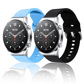 20mm 22mm силиконов часовник за Huawei Watch GT 3 42mm 46mm каишка GT2 Pro ленти гривна за Xiaomi mi часовник S1 каишка за часовник