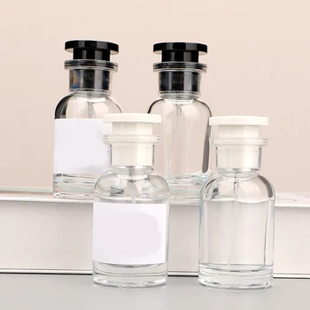 30ML пулверизатор парфюм спрей бутилка за пътуване ясно празен кьолн дозатор преносим стъкло пръскачка за тонер козметика