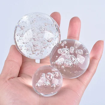 30mm-100mm кристал балон топка азиатски редки обсидиан сфера стъклена топка лечебен камък декор Фън Шуй