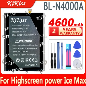 4600mAh KiKiss Мощна батерия BL-N4000A за високоекранна мощност Ice Max IceMax Замяна на батерии с голям капацитет