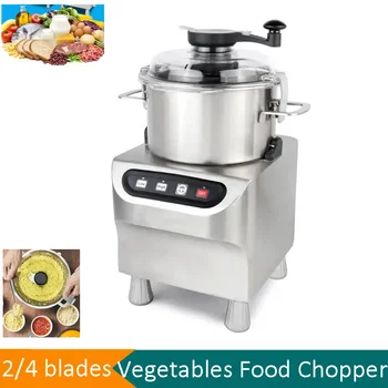 5L Електрически зеленчукови и месни храни Chopper Месо Food Grinder Единична двойна скорост кухненски робот месо зеленчуци блендер Shreder