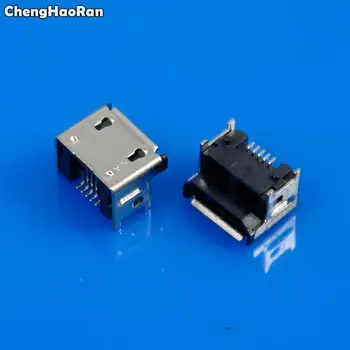 ChengHaoRan Micro USB жак порт за зареждане гнездо за Western цифров външен твърд диск и т.н. конектор за данни 5-пинов
