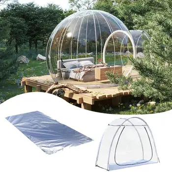 Clear палатки за външни външни ясни балон палатка преносими сферични палатки1-2 човек звезда купол палатка за градина задния двор тревни площи