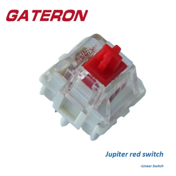 Gateron Jupiter Red Switch Linear 5 Pin SMD RGB Pre Lubed Switch For Gaming Механични аксесоари за клавиатура