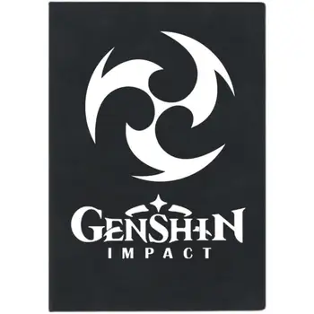 Genshin Impact анимация на очите игра прости черни пътници тетрадки A5 подарък за приятели тетрадки за студенти дневен плановик