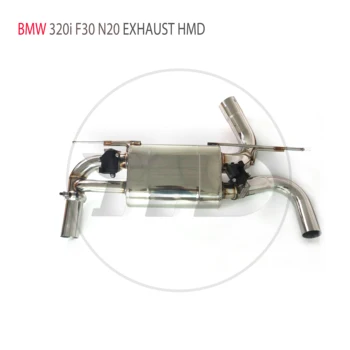HMD неръждаема стомана изпускателна система производителност Catback е подходящ за BMW 320i 328i F30 N20 модификация електронен клапан