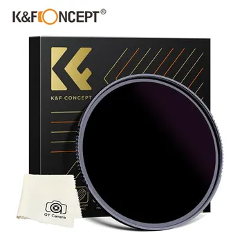K&F концепция ND100000 слънчев филтър, 16.6-стоп твърд филтър с неутрална плътност и за DSLR фотоапарат Nano-X серия Сони Никон Фуджи