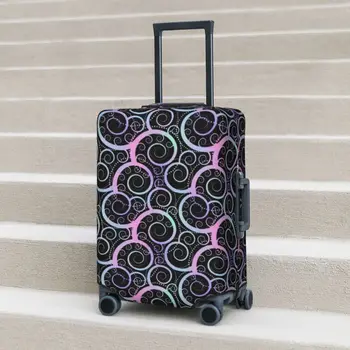 Mandala Блестящ куфар Резюме Геометрична мода Забавно Бизнес протектор Калъф за багаж Ваканция