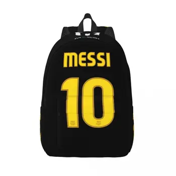 Messis футбол тийнейджърката раница спорт студент работа футбол Messied чанта Daypack за мъже жени колеж платно чанти
