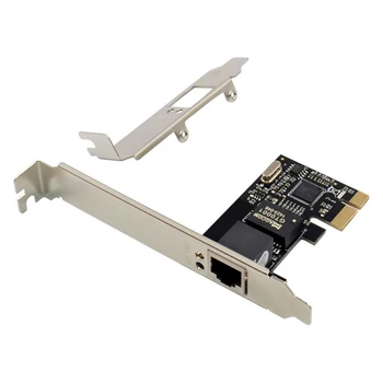 PCIE X1 RJ45 сървърна гигабитова мрежова карта RTL8111C единичен порт 1000M Ethernet адаптер карта мрежова карта за десктоп