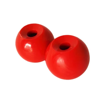 Perfeclan 2бр 29.5mm пластмасови червени топки за лодка кану морски каяк динги опашка рул система за управление комплект аксесоари