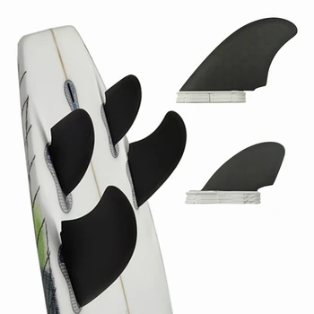 RM Четворни перки UPSURF FCS II Twin Rear Fin+Twin Keel Fins Big Honeycomb Fiber Quilha Surfboard Fins Twin-Quad Fins For Fishboard