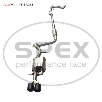 SPEX Performance Пълен комплект изпускателна тръба Perfroamnce за Audi A1 1.4t EA211 от неръждаема стомана с котка Аксесоари за кола бензин