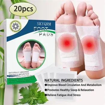 South Moon Detox Foot Patches Pads Natural Detoxification Treat Body Toxins Helps Sleep Relieve Stress Грижа за почистване на краката