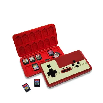Switch Card Box Силиконова магнитна картова кутия Switch Game 24 In 1 Аксесоари за съхранение на касети