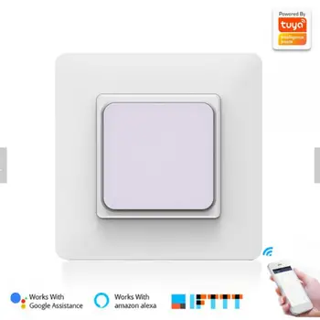 WIFI стена светлина превключвател 86 тип гъвкав таймер настройка дистанционно управление 1600 потребителски цветове Споделяне на домашни устройства за хотели 10а
