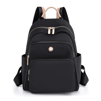 XZAN Модни раници Висококачествена Оксфордска женска чанта за рамо Голям капацитет Прост стил Случайни раници за пътуване Училищни чанти