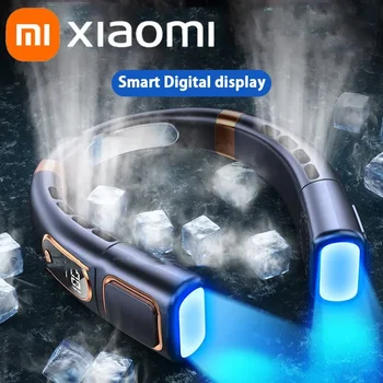 Xiaomi висящ вентилатор за врата 4000mah Lce магнит охлаждане преносим вентилатор тип-C ням многофункционален безлистен електрически вентилатор със светлина