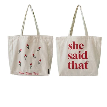  Youda дами ново платно рамо чанта за жени две странични използвани роза цвете модел чанта голям случаен капацитет купувач голяма пазарска чанта