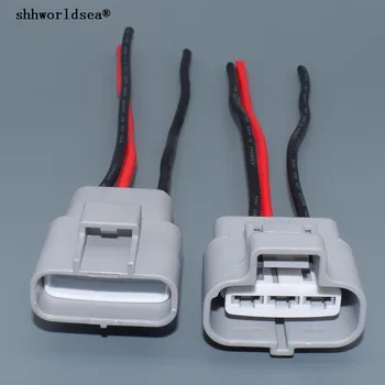 shhworldsea 3 пинов 4.8mm 6189-0165 6188-0129 Автомобилен електрически конектор за вентилатор за Toyota Carola Corolla Camry