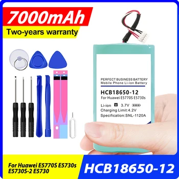 Висококачествен 7000mAh HCB18650-12 Сменете батерията за Huawei E5770S E5730S E5730S-2 E5730 безжичен рутер + безплатни инструменти