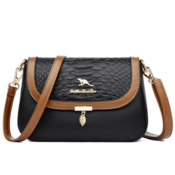  Висококачествена модна марка PU кожени чанти Луксозни дизайнерски дамски чанти Чанти Портмонета Дамски рамо Crossbody чанти Sac