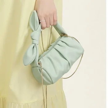 Дамска чанта Нова тенденция Messenger малка чанта Универсална сгъната чанта за рамо Дамска мода Елегантна вечерна чанта