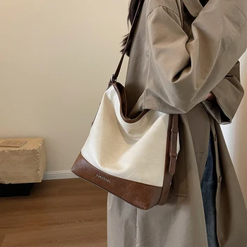 Дамска чанта за рамо 2023 Нова модна тенденция дизайнер чанта PU кожа голям капацитет пазарски чанти