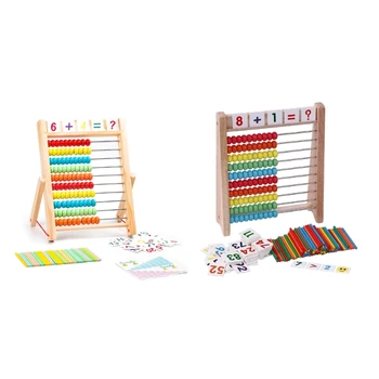 Дървени Abacus Math Toy за деца образователни учебни игри за деца в предучилищна възраст и класове