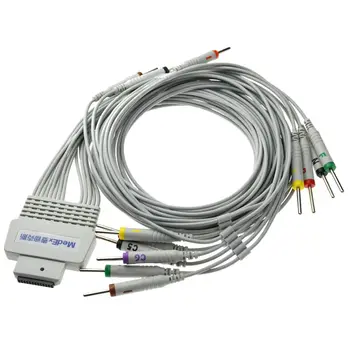 ЕКГ кабел Холтер кабел ЕКГ ЕКГ кабел води медекс мониторна станция 15 води канал ЕКГ Холтер мониторинг рекордер система кабел