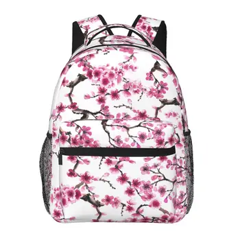 Жени Мъже раница SpringTree цветя пътуване женска чанта мъжки лаптоп раница книга чанта
