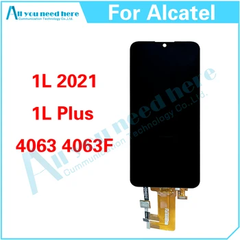 За Alcatel 1L 2021 / 1L Plus 4063 4063F LCD дисплей сензорен екран дигитайзер събрание ремонт части подмяна