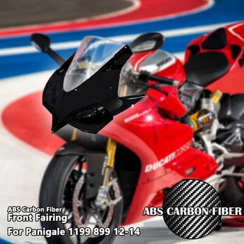 За Ducati PANIGALE1199899 2012-2014 Въглеродни влакна цвят преден обтекател аксесоари мотоциклет комплект обтекател ABS