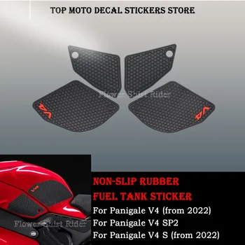 За Ducati Panigale V4 Panigale V4S /SP2 2022 Танк Grip Side Decals Мотоциклет против приплъзване резервоар Pad стикери