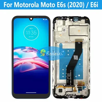 За Motorola Moto E6s 2020 XT2053-4 XT2053-2 LCD дисплей сензорен екран дигитайзер събрание за Moto E6i XT2053-6 XT2053-5 XT2053-1
