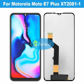 За Motorola Moto E7 Plus XT2081-1 XT2081-2 LCD дисплей сензорен екран дигитайзер събрание
