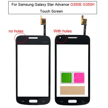 За Samsung Galaxy Star Advance G350E G350H сензорен екран дигитайзер телефон предно стъкло обектив сензор