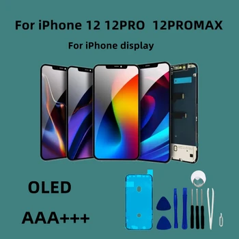 За iPhone 5S 6 7 8 6S плюс екран 3D сензорен дигитайзер събрание мобилен телефон ремонт замяна оригинален OEM LCD дисплей