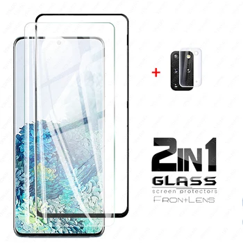 Закалено стъкло за Samsung Galaxy s21 Plus протектор за екран S 21 s20 FE S20FE 5G обектив на камерата Защитно стъкло за безопасност Филм
