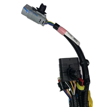 Издръжлив нов пластмасов кабелен сноп Поддръжка на радиатор за кола Лесна инсталация Вентилаторен сноп отпред 1567961-00-A 1067961-00-E черен