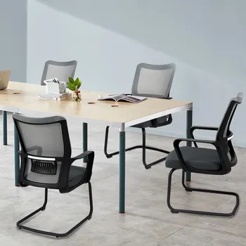 Изпълнителен модерен стол за бюро Конферентен фотьойл Мързеливи ергономични офис столове Въртящ се Cadeira de Escritorio офис мебели