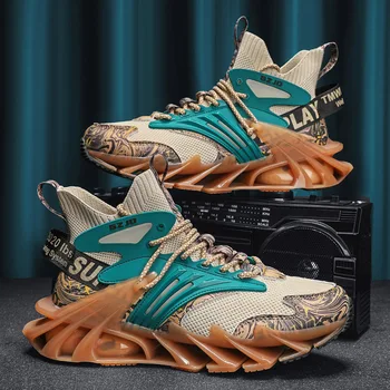 Луксозна маратонка 2022 Нови мъжки маратонки Летни дишащи обувки за мъже Висококачествени мрежести тренировъчни тенис обувки Zapatillas Hombre