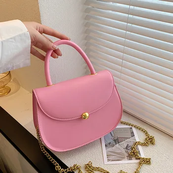 Лятна марка чанти за рамо за жени Луксозна дизайнерска дамска чанта Crossbody 2022 Trend Small Flap Fashion Solid Female Handbags
