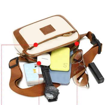 Мода Crossbody Фани пакет талията чанта мобилен телефон чанти плаж пътуване открит спорт жени торбичка регулируема каишка