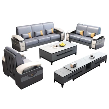 Модерен прост диван за съхранение от масивна дървесина, размер на хола, ъглов дървен плат, зимен и летен диван