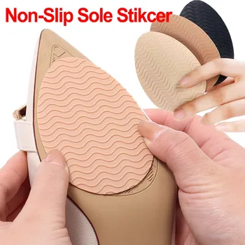 Нехлъзгащи се обувки мат стикери самозалепващи износоустойчиви подметка протектор високи токчета предния крак стикер силиконови гумени подметки подложки